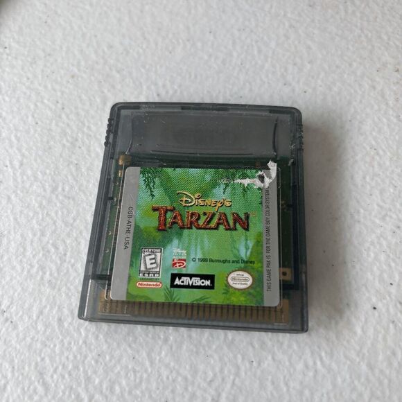 Disney's Tarzan (Nintendo Game Boy Color) GBC Authentic Tested Cartridge - Picture 1 of 2